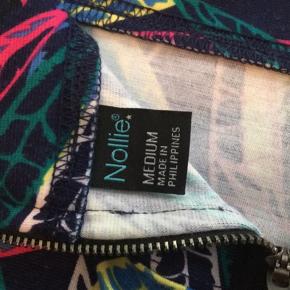 Nollie multi colored feather print skirt - Picture 4 of 6